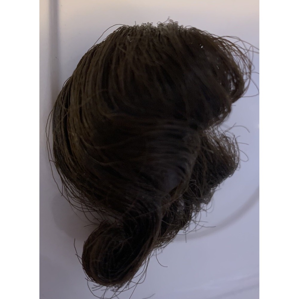 VINTAGE  BARBIE DOLL SIDE PART AMERICAN GIRL  BRUNETTE WIG  original unworn